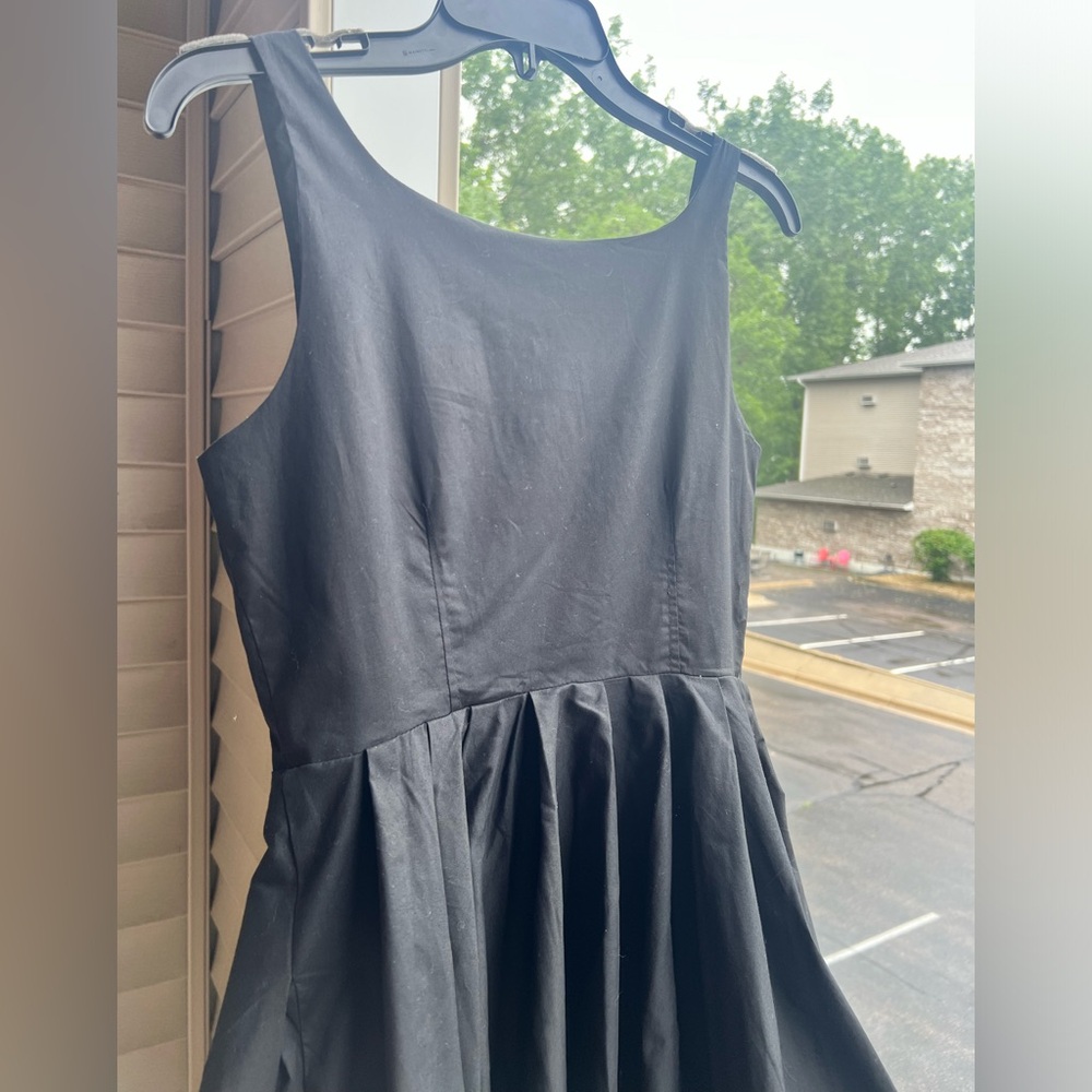 🆕 Steve Madden Black Bubble Mini Dress with Zipper Front – Size M - Picture 8 of 16